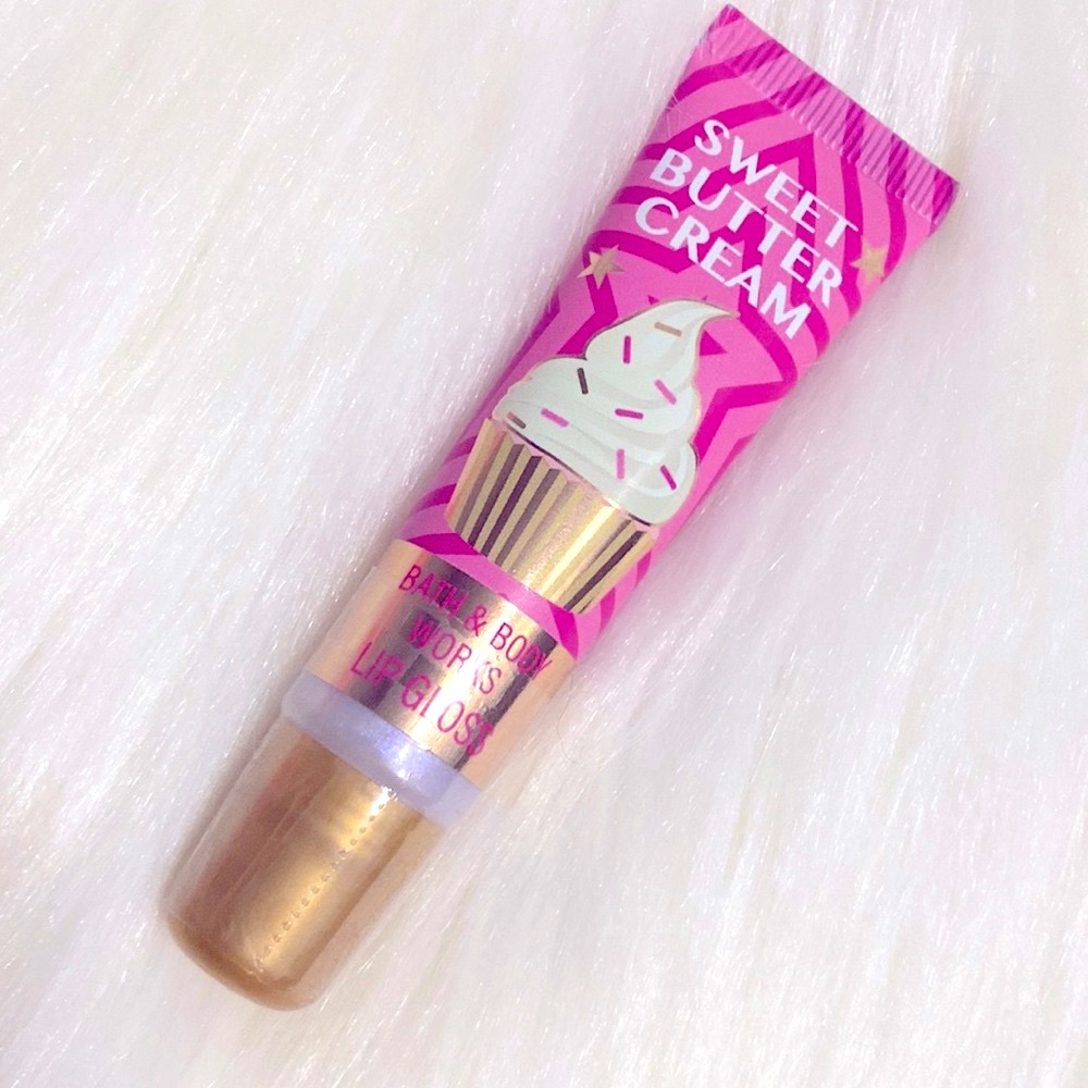 Bath and Body Works Sweet Butter Cream Lip Gloss NWT Sealed - Picture 3 of 7